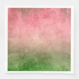 Guardanapo De Papel De Jantar Grunge Colors - Rose Pink & Green