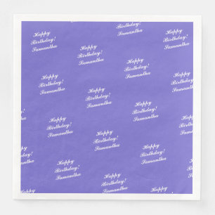 Guardanapo De Papel De Jantar Guardanapo Personalizado Feliz Aniversário - HAMby