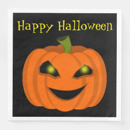 Guardanapo De Papel De Jantar Halloween Pumpkin