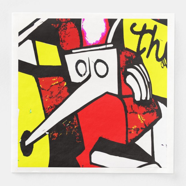 Guardanapo De Papel De Jantar Hominid (Frente)