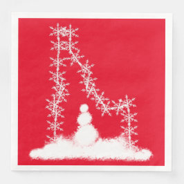 Guardanapo De Papel De Jantar Idaho Snowflake