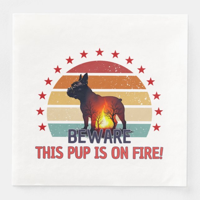 Guardanapo De Papel De Jantar Inferno Canine (Frente)