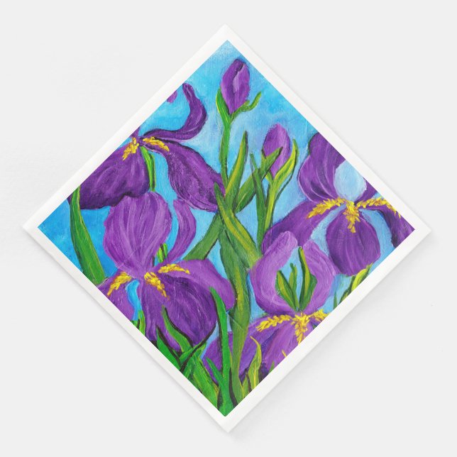 Guardanapo De Papel De Jantar Iris Napkin (Canto)