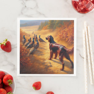 Guardanapo De Papel De Jantar Irish Setter