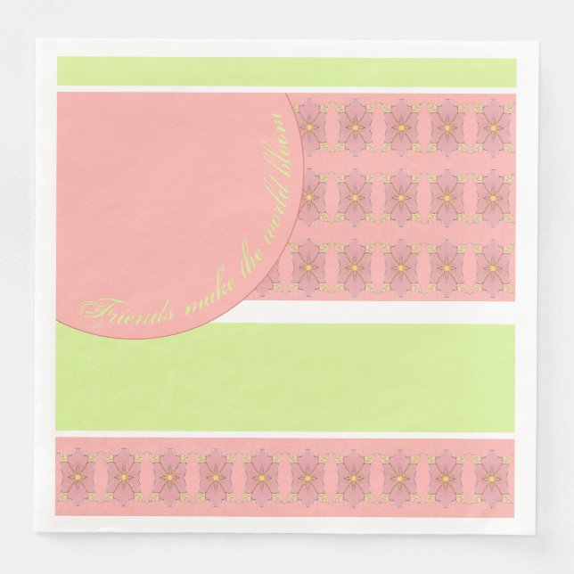 Guardanapo De Papel De Jantar Janto de Papel Grande do Designer Napkins (Frente)