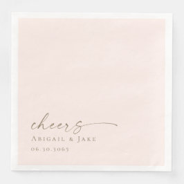 Guardanapo De Papel De Jantar Janto personalizado de Casamento por Espelho Napki