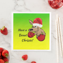 Guardanapo De Papel De Jantar Kangaroo Papai noel Festa de Natal Australiana