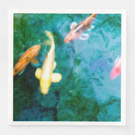 Guardanapo De Papel De Jantar Koi Fish