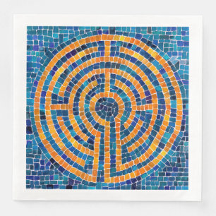 Guardanapo De Papel De Jantar LABYRINTH IV Documento Jantado Padrão Nápoles - Br