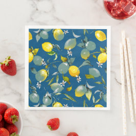 Guardanapo De Papel De Jantar Limões aquarela 29