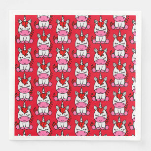 Guardanapo De Papel De Jantar Little Girls Unicorn Pony