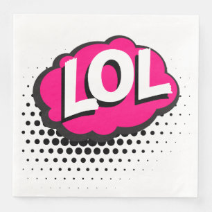 GUARDANAPO DE PAPEL DE JANTAR LOL