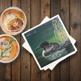 Guardanapo De Papel De Jantar Loon Family Outing