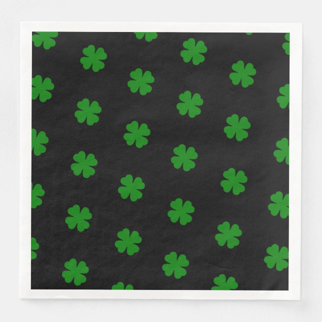 Guardanapo De Papel De Jantar Lucky Clovers Paper Napkins (Frente)