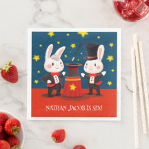 Magos de Coelho Cinto no Aniversário Mágico Palco