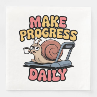 Guardanapo De Papel De Jantar Make Progress Daily