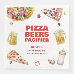 Guardanapo De Papel De Jantar Mama Mia Pizza Beer Pacifier