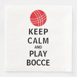 Guardanapo De Papel De Jantar Mantenha-se calma e divirta-se