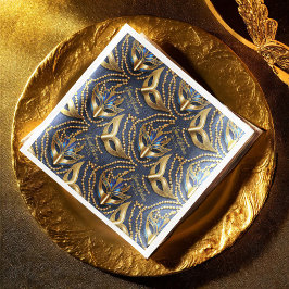 Guardanapo De Papel De Jantar Mascarada Sweet 16 Miçanga Mask Blue ID1032