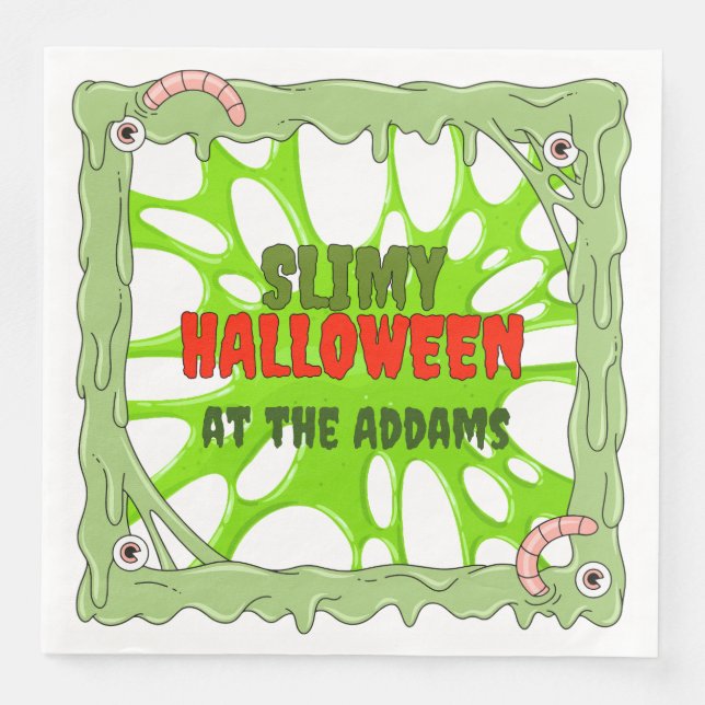 Guardanapo De Papel De Jantar Menos sangrento Halloween (Frente)