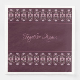 Guardanapo De Papel De Jantar Moderno com Ênfase de Padrão