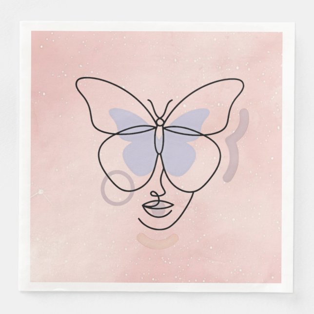 Guardanapo De Papel De Jantar Mulher (Frente)