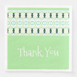 Guardanapo De Papel De Jantar Na moda Design com Teal