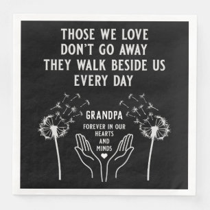 Guardanapo De Papel De Jantar Na Recepção Funeral da Memória