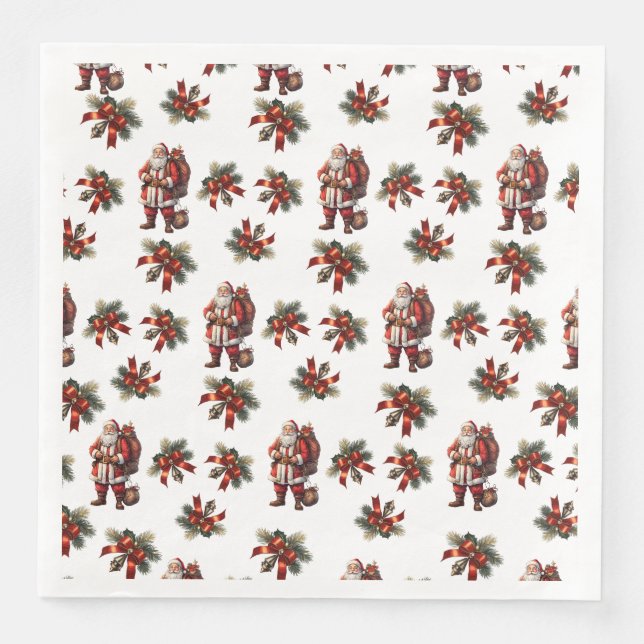 Guardanapo De Papel De Jantar Natal (Frente)