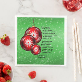 Guardanapo De Papel De Jantar Natal Carol Lira De Um Armário