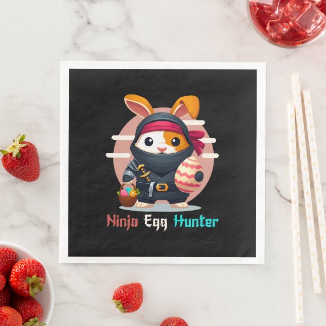 Guardanapo De Papel De Jantar Ninja Egg Hunter (Insitu)