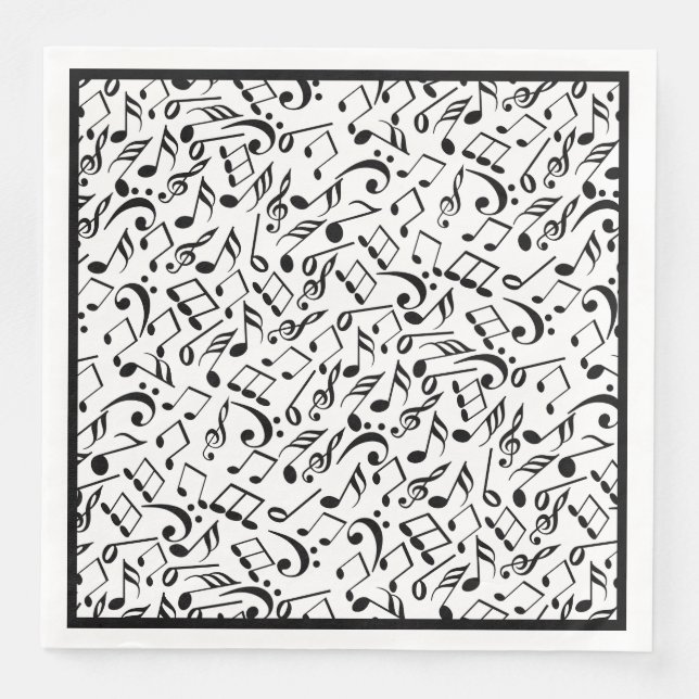 Guardanapo De Papel De Jantar Notas (Frente)