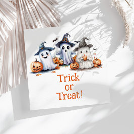 Guardanapo De Papel De Jantar O Halloween das Crianças Fantasmas Bats Pumpkins P