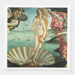 Guardanapo De Papel De Jantar O Nascimento de Vênus por Sandro Botticelli