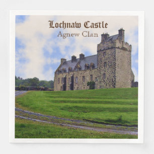Guardanapo De Papel De Jantar O Papel do Castelo de Lochnaw do Scottish Agnew Cl