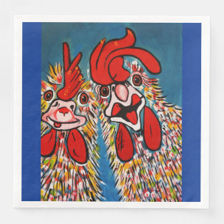 GUARDANAPO DE PAPEL DE JANTAR ONDE NÃO OS FRANGOS