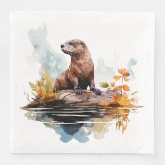Guardanapo De Papel De Jantar Otter
