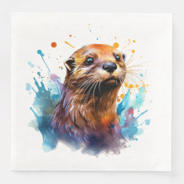 Guardanapo De Papel De Jantar Otter