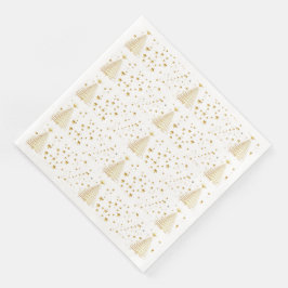 Guardanapo De Papel De Jantar Ouro Natal