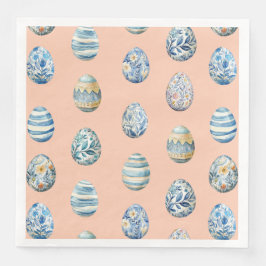 Guardanapo De Papel De Jantar Ovo de Páscoa em Papel de Pessegueira