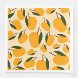 Guardanapo De Papel De Jantar Padrão de Fruta Mango Summer