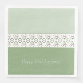 Guardanapo De Papel De Jantar Padrão Floral Colorido Amortecido