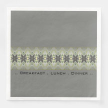 Padrão Floral Com Cinza