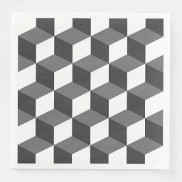 Guardanapo De Papel De Jantar Padrão moderno, simples, arquitetônico urbano