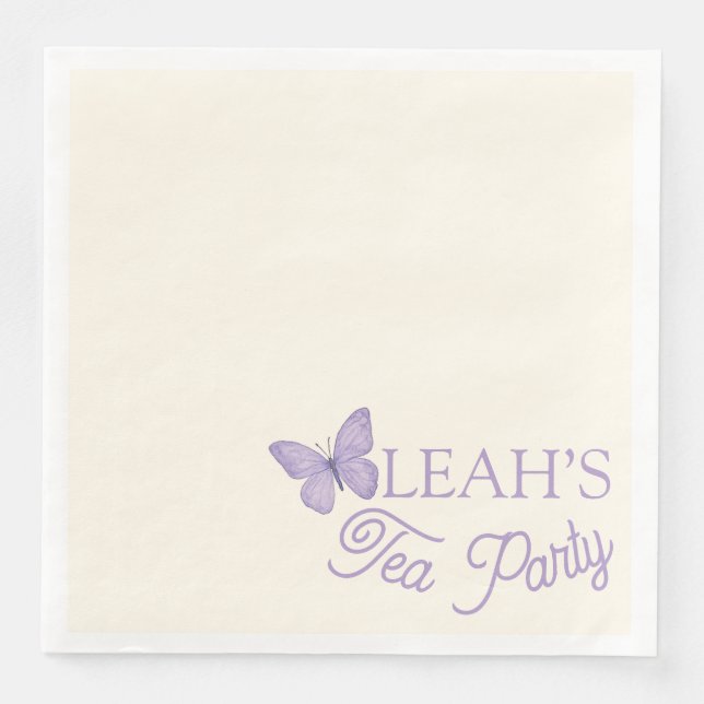 Guardanapo De Papel De Jantar Pão de chá de jardim entonado Papel Napkin (Frente)