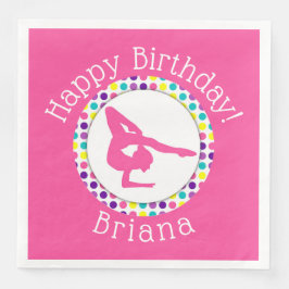 Guardanapo De Papel De Jantar Papel do Partido da Ginástica Janta Napkins