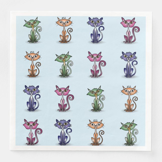 Guardanapo De Papel De Jantar Papel Engraçado Napkin (Frente)