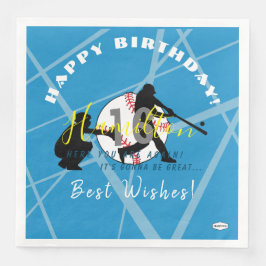 Guardanapo De Papel De Jantar Papel Tema Baseball Nápoles HAMbyWG