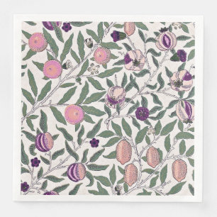 GUARDANAPO DE PAPEL DE JANTAR PAPEL: WILLIAM MORRIS: POMEGRANATOS