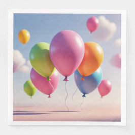 Guardanapo De Papel De Jantar Paper Napkin (Balloons)